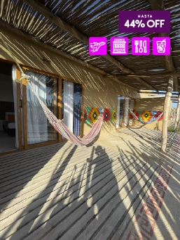 Disfruta de La Guajira
!Lo Quiero!
Flash Sale
Fecha de promo Del 15 al 16 de julio de 2025
Fecha de viaje: 15 de julio al 20 de Diciembre de 2025
Desde $1.632.400
Hotel Wayira