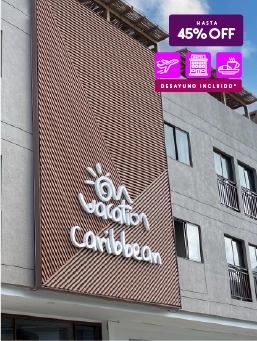 Disfruta San Andrés
!Lo Quiero!
Flash Sale
Fecha de promo Del 15 al 16 de julio de 2025
Fecha de viaje: 15 de julio al 20 de Diciembre de 2025
Desde $1.648.900
Hotel  Caribbean